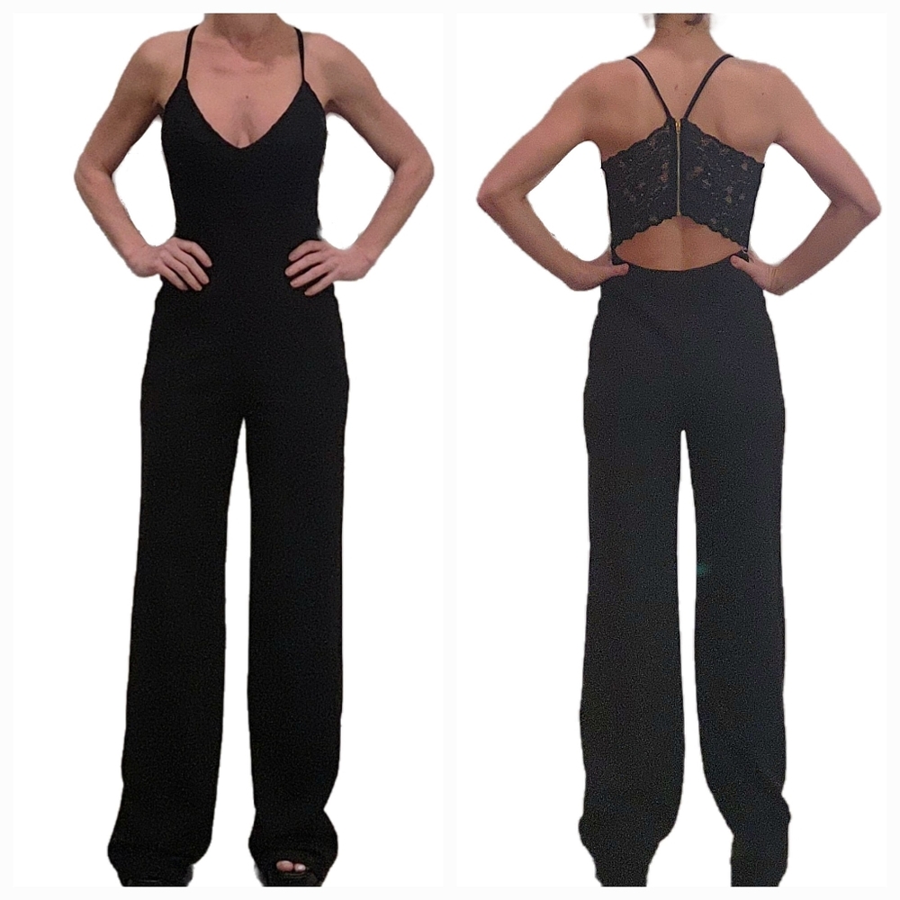 Size S Women's Rue 21 romper O’DeLilah Black Lace Top